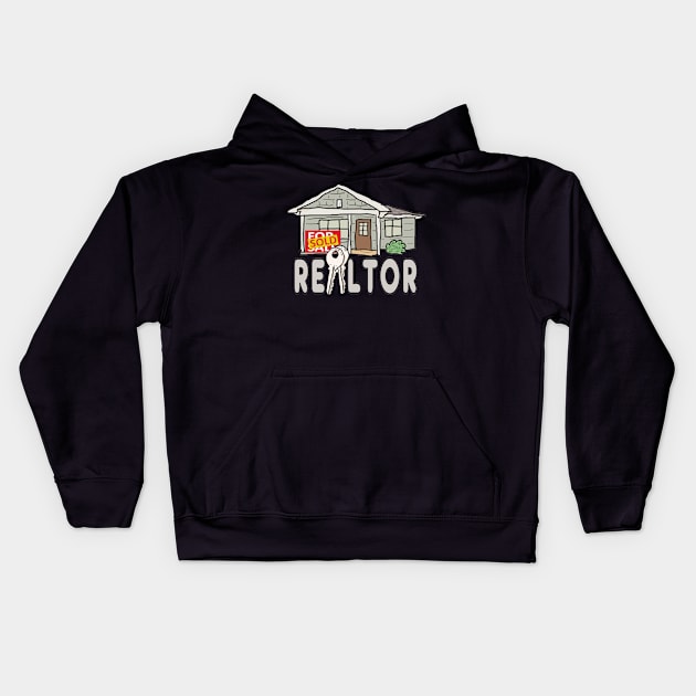 Realtor Kids Hoodie by Mark Ewbie